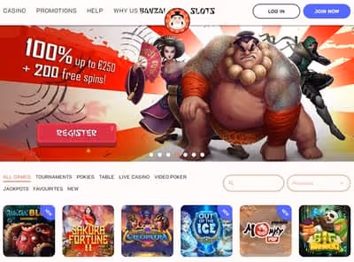 banzai slots site