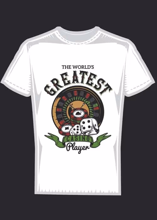 قميص لمحبي القمار