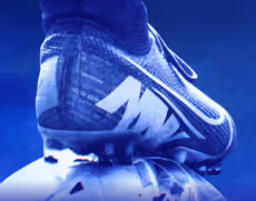 Nike Mercurial Vapor 13 Elite soccer cleat on a ball