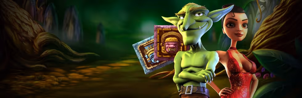 Characters from the Greedy Goblins slot game