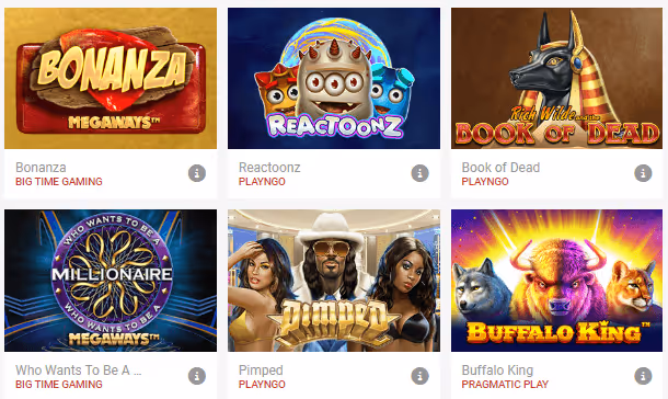 Betnox Casino online slots