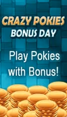 Bingo Australia: Crazy Pokies Bonus Day