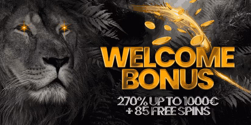 Black Lion Casino Welcome Bonus:270% to 1000€+85 FS