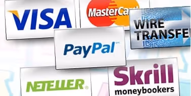 Multiple online payment options