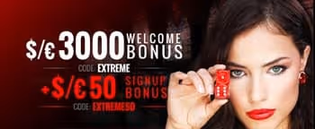 Casino Extreme Welcome Bonus: $/€3000 + $/€50