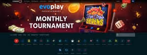 Casino4U website with tournament promotion