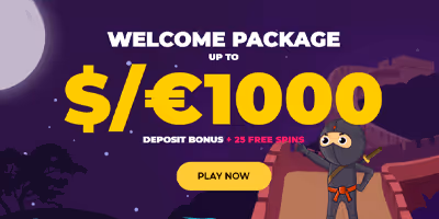 Casitsu Casino Welcome Package: Up to $/€1000 Deposit Bonus + 25 Free Spins