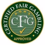 Certified Fair Gambling (CFG) Approved seal