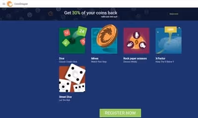 CoinDragon Casino website games