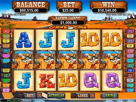 Coyote Cash Slot Game