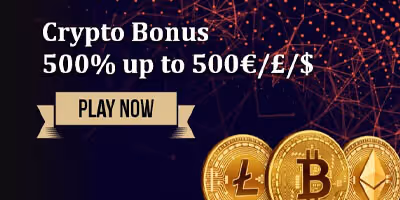 Harry's Casino: Crypto Bonus 500% up to 500€/£/$