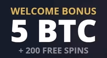 CryptoFairPlay Casino Welcome Bonus: 5 BTC + 200 Free Spins