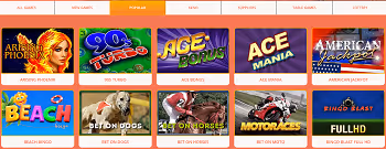 CyberCoins Casino popular online games
