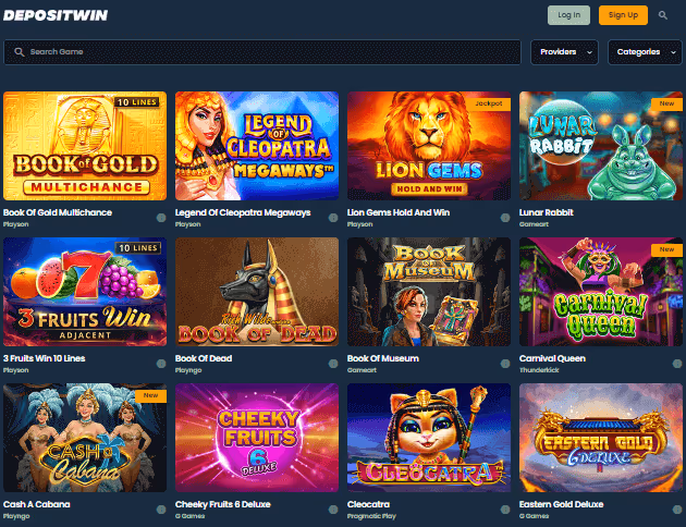 DepositWin Casino online slots