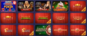 DolceVita Casino card game thumbnails
