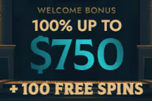 Dolly Casino Welcome Bonus: 100% up to $750 + 100 free spins