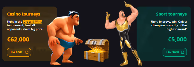 ExciteWin Casino tournaments: Casino and Sport