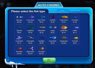 Fish Catch Slot: Fish Types
