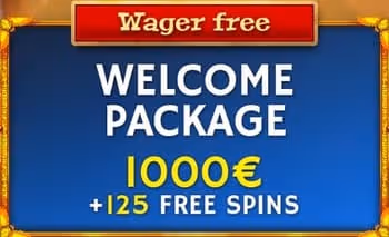Horus Casino Welcome Package: 1000€ + 100 FREE SPINS, Wager Free