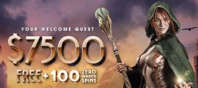 Jackpot Jill Casino Welcome Bonus: $7500 + 100 Free Spins, Zero Wager