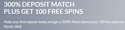 JacksPay Casino: 300% deposit match + 100 free spins