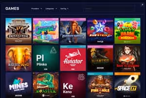 JustBit Casino online games