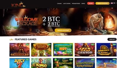 KingBit Casino Welcome Bonus