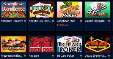 Liberty Slots Casino online table games