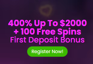 Love Casino First Deposit Bonus: 400% up to $2000 plus 100 Free Spins