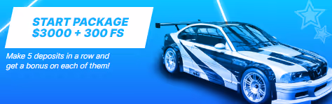Need For Spin Casino Start Package: $3,000 + 300 Free Spins
