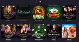 Queenspins Casino live games