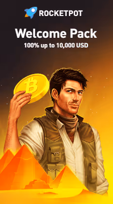 rocketpot casino welcome pack: 100% up to $10,000