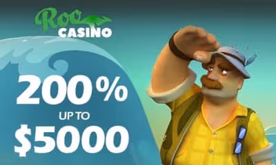 Roo Casino Welcome Bonus: 200% Up to $5000