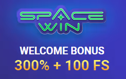 SpaceWin Casino Welcome Bonus: 300%+100 FS