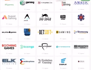 Slotzoen Casino game providers