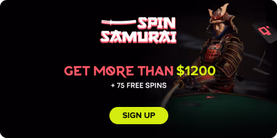Spin Samurai Casino Bonus: Get More Than $1200 + 75 Free Spins