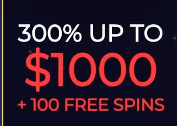 Spin Up Casino Welcome Bonus: 300% Up to $1000 + 100 Free Spins