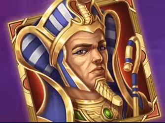 Illustration of an Egyptian pharaoh