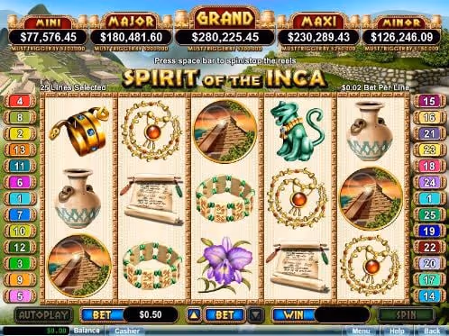 Spirit of the Inca Slot Game