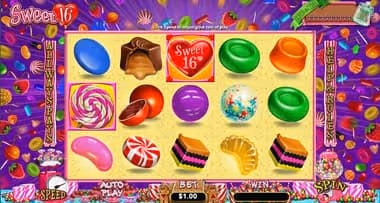 Sweet 16 Slots Game