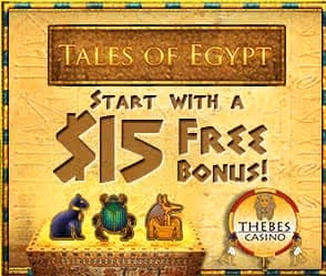 Thebes Casino: Free $15