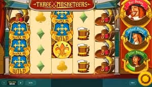 Red Tiger Gaming: 'Three Musketeers' Slot Game