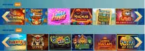 Vasy Casino games: Multiple online slot thumbnails