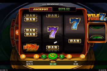 Wild Fire 7s Pokie Slot Game