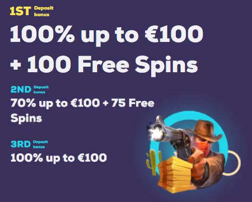 Wild Fortune Casino Welcome Bonus: Up to €300 + 175 Free Spins on First 3 Deposits