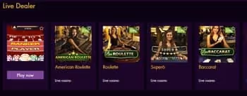 Win Paradise Casino online live games