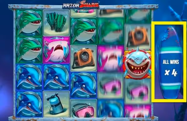 razor shark freespin 2
