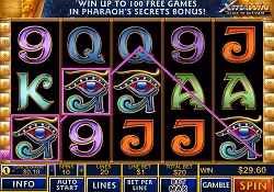 pharaohs secrets slot