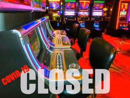 chute des casinos coronavirus