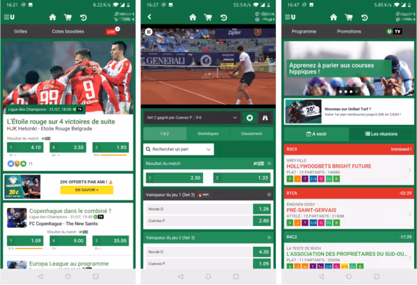 Unibet paris sportif